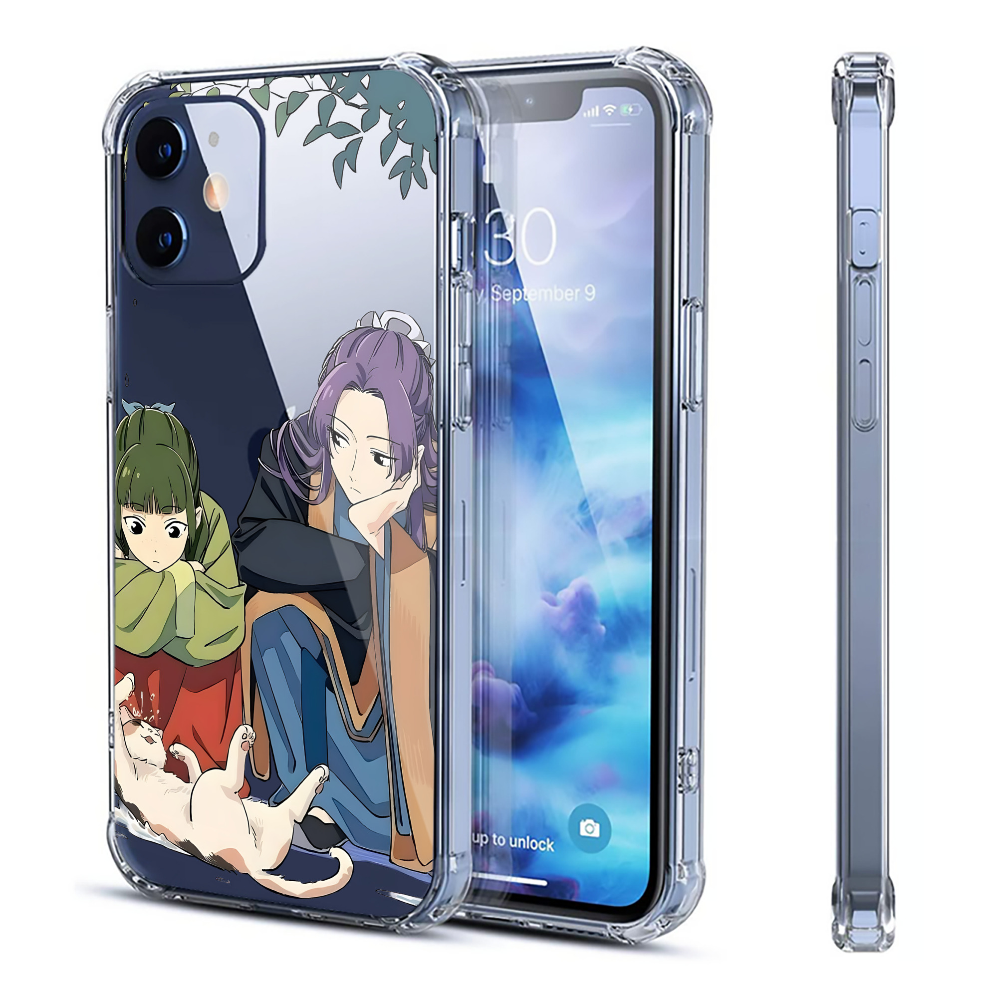 （画像用） 薬屋のひとりごと The Apothecary Diaries 【iPhone 12シリーズ対応】透明スマホケース（クリアソフトケース）